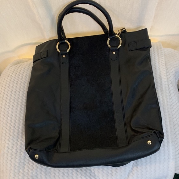 Michael Rome Designs Leather Tote Handbag - Picture 6 of 8